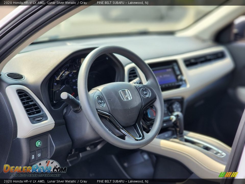 2020 Honda HR-V LX AWD Lunar Silver Metallic / Gray Photo #29