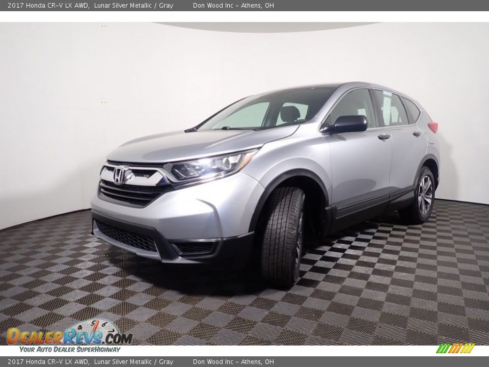 2017 Honda CR-V LX AWD Lunar Silver Metallic / Gray Photo #7