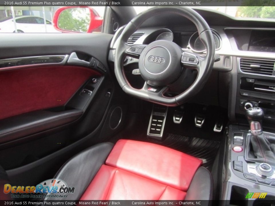 Front Seat of 2016 Audi S5 Premium Plus quattro Coupe Photo #12
