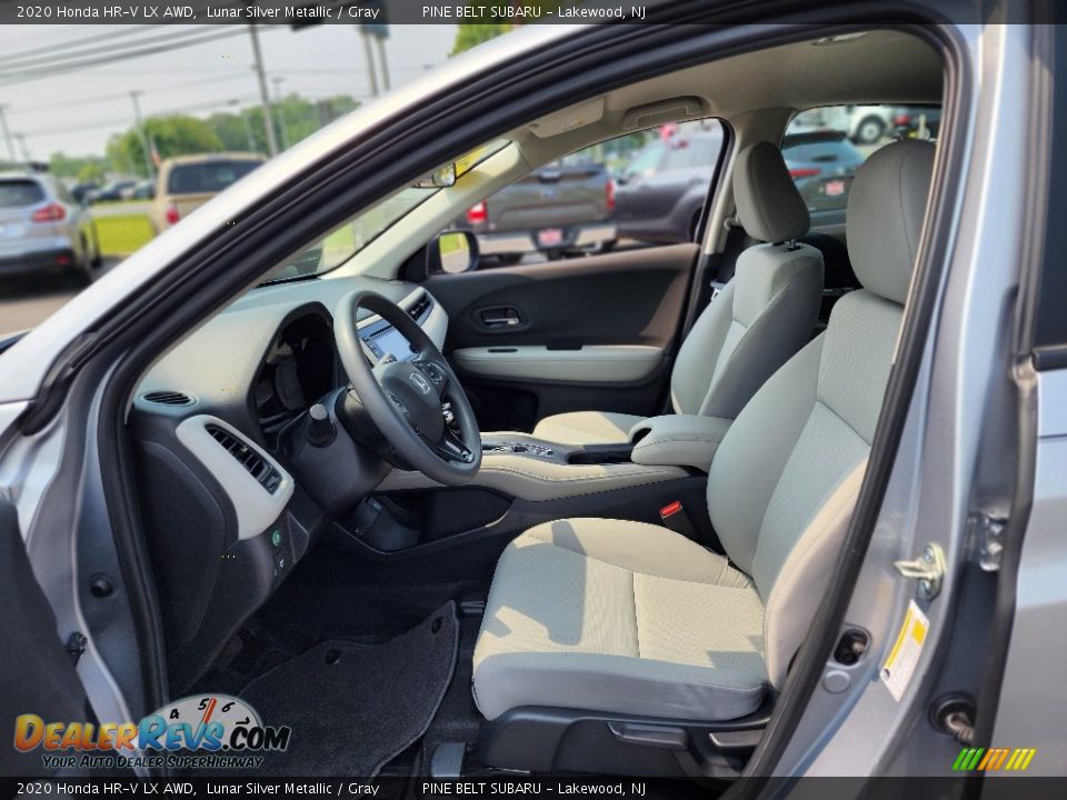 2020 Honda HR-V LX AWD Lunar Silver Metallic / Gray Photo #30