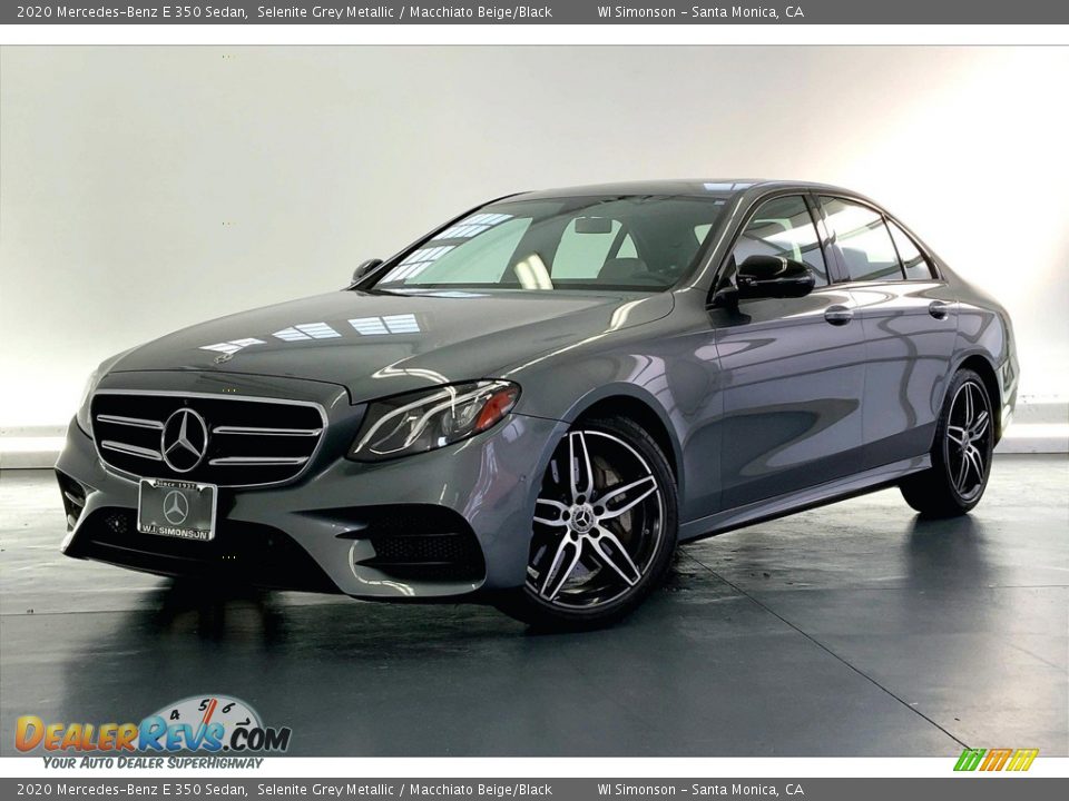 2020 Mercedes-Benz E 350 Sedan Selenite Grey Metallic / Macchiato Beige/Black Photo #12