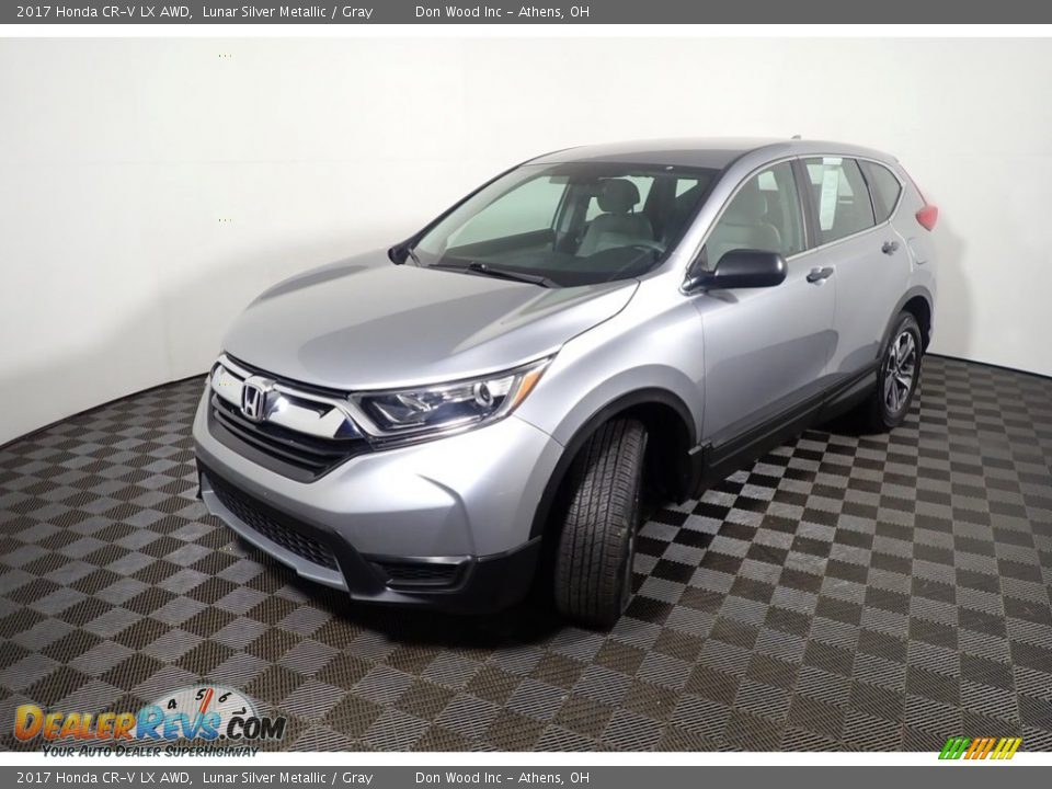 2017 Honda CR-V LX AWD Lunar Silver Metallic / Gray Photo #8