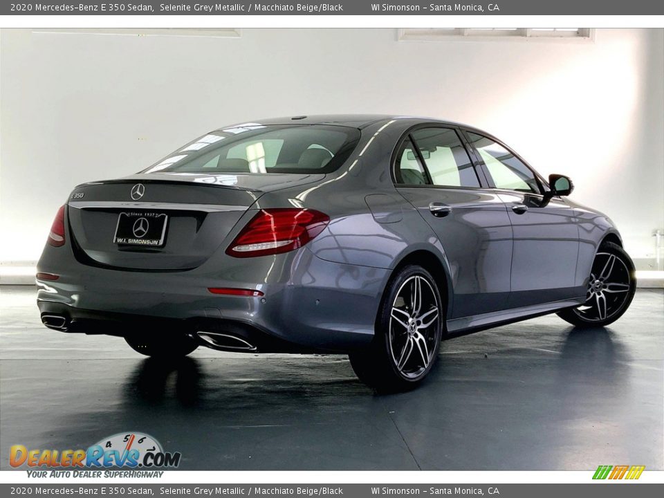 2020 Mercedes-Benz E 350 Sedan Selenite Grey Metallic / Macchiato Beige/Black Photo #13