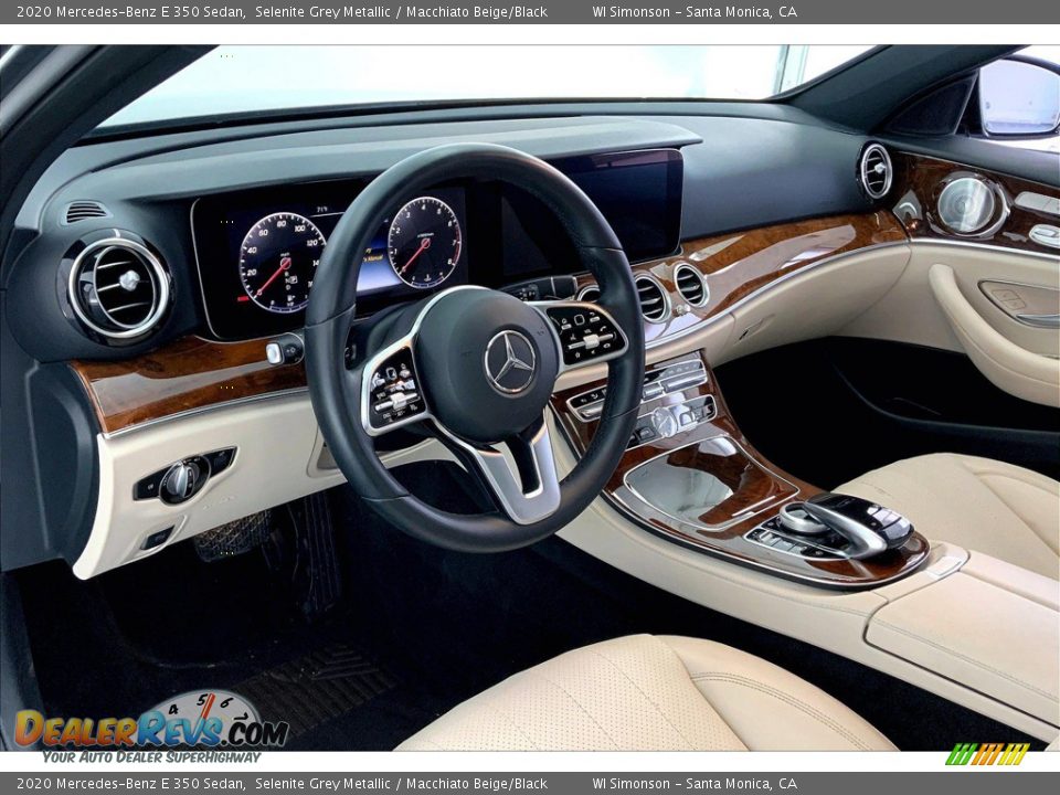 2020 Mercedes-Benz E 350 Sedan Selenite Grey Metallic / Macchiato Beige/Black Photo #14
