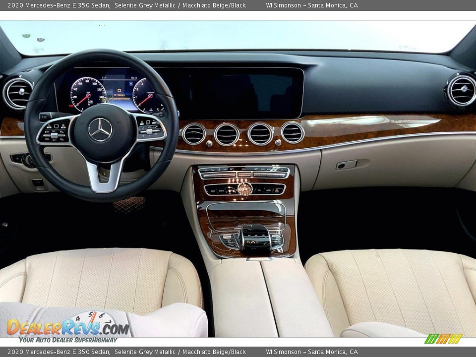 2020 Mercedes-Benz E 350 Sedan Selenite Grey Metallic / Macchiato Beige/Black Photo #15