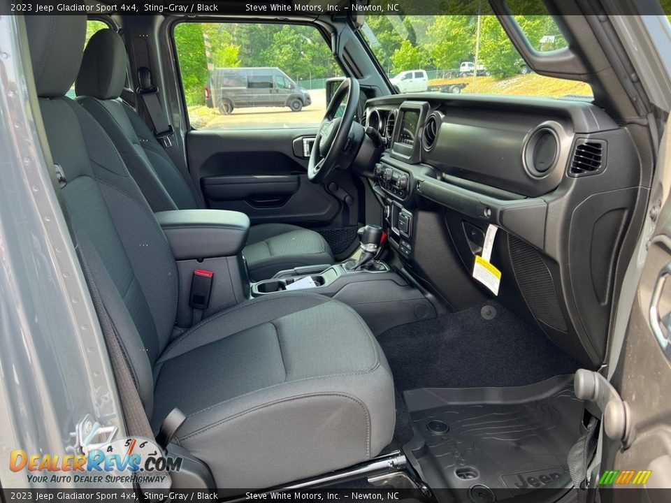 Front Seat of 2023 Jeep Gladiator Sport 4x4 Photo #17
