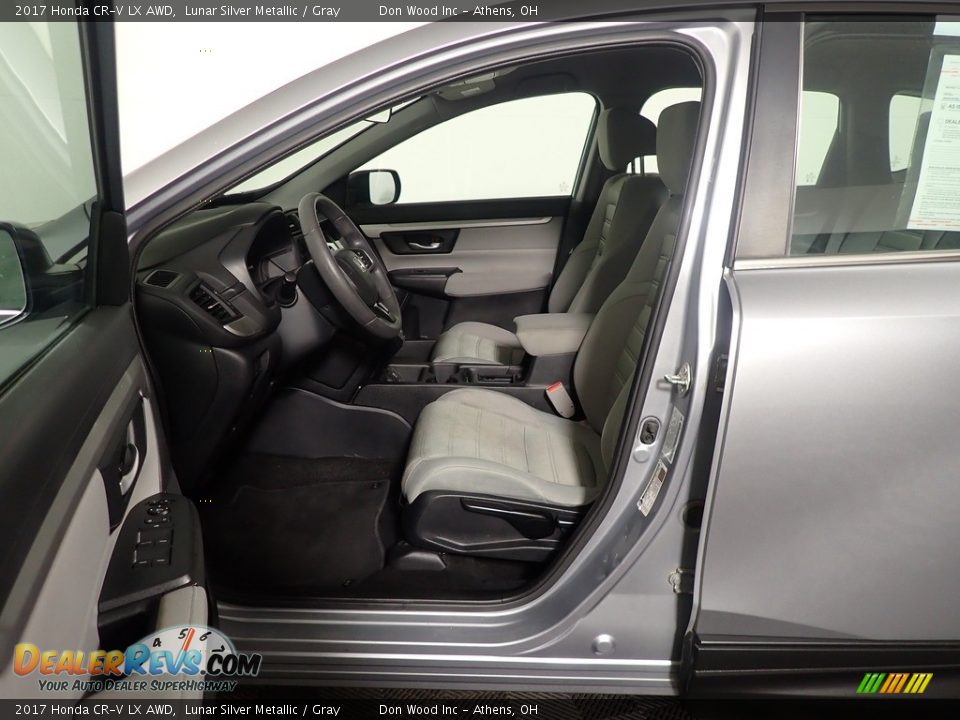 2017 Honda CR-V LX AWD Lunar Silver Metallic / Gray Photo #18