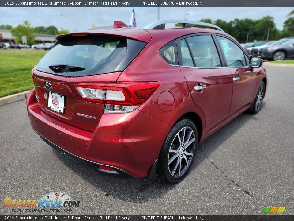 2019 Subaru Impreza 2.0i Limited 5-Door Crimson Red Pearl / Ivory Photo #21