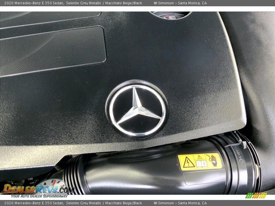 2020 Mercedes-Benz E 350 Sedan Selenite Grey Metallic / Macchiato Beige/Black Photo #32