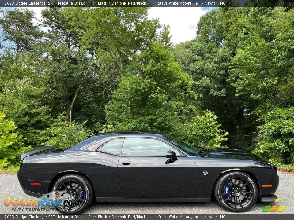 Pitch Black 2023 Dodge Challenger SRT Hellcat JailBreak Photo #5