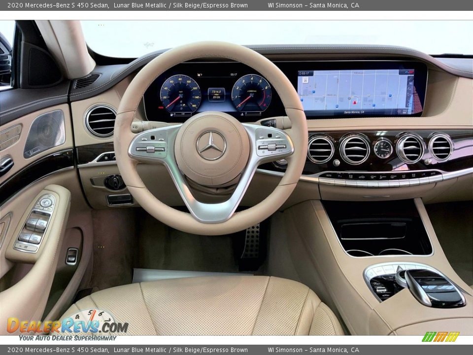 Dashboard of 2020 Mercedes-Benz S 450 Sedan Photo #4