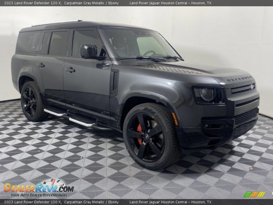 2023 Land Rover Defender 130 X Carpathian Gray Metallic / Ebony Photo #12