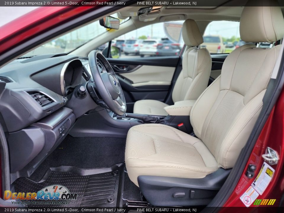 Ivory Interior - 2019 Subaru Impreza 2.0i Limited 5-Door Photo #32