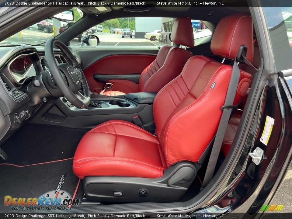 Demonic Red/Black Interior - 2023 Dodge Challenger SRT Hellcat JailBreak Photo #12