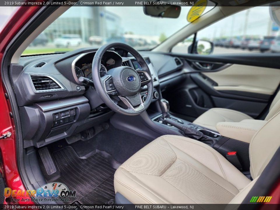 Ivory Interior - 2019 Subaru Impreza 2.0i Limited 5-Door Photo #35