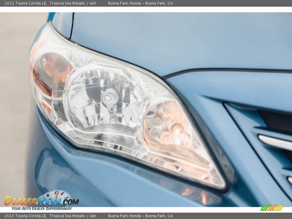 2013 Toyota Corolla LE Tropical Sea Metallic / Ash Photo #8