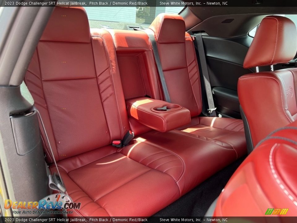 Rear Seat of 2023 Dodge Challenger SRT Hellcat JailBreak Photo #16