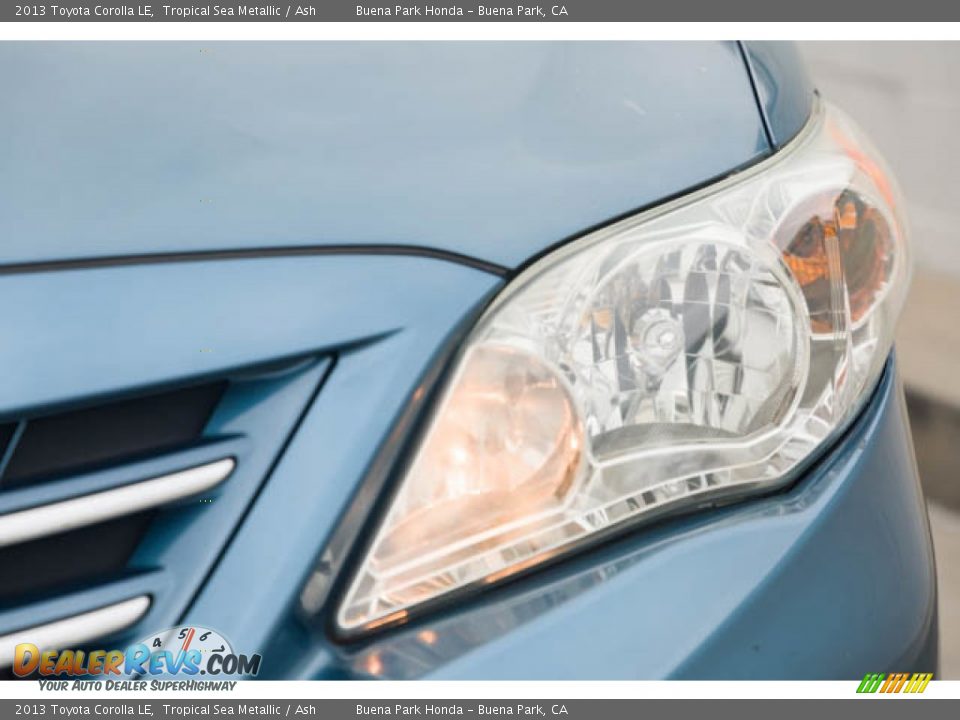 2013 Toyota Corolla LE Tropical Sea Metallic / Ash Photo #9