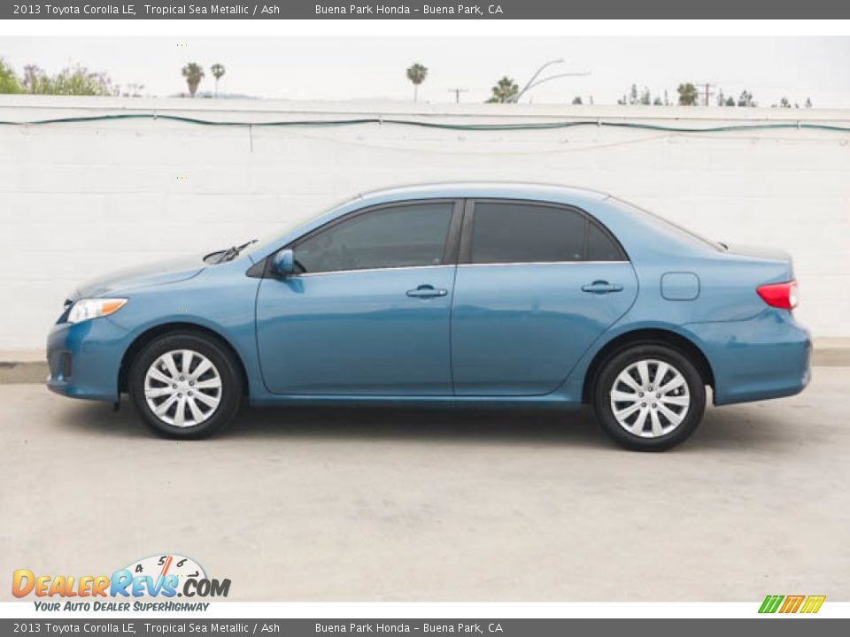 Tropical Sea Metallic 2013 Toyota Corolla LE Photo #10