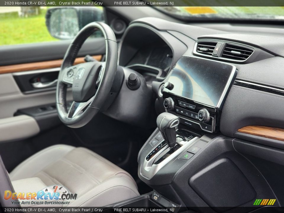 2020 Honda CR-V EX-L AWD Crystal Black Pearl / Gray Photo #3