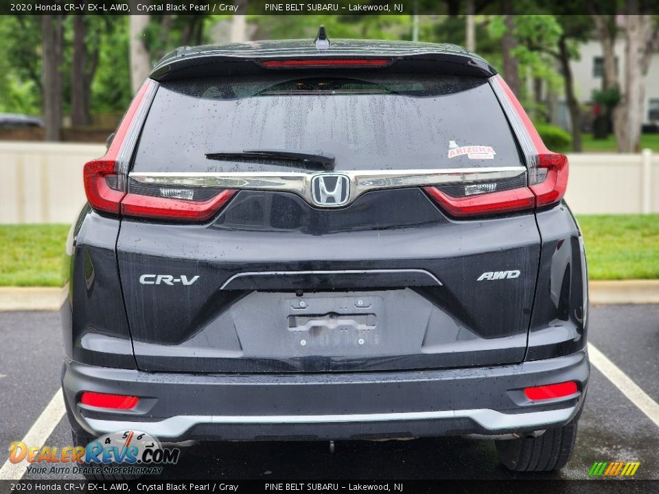 2020 Honda CR-V EX-L AWD Crystal Black Pearl / Gray Photo #6