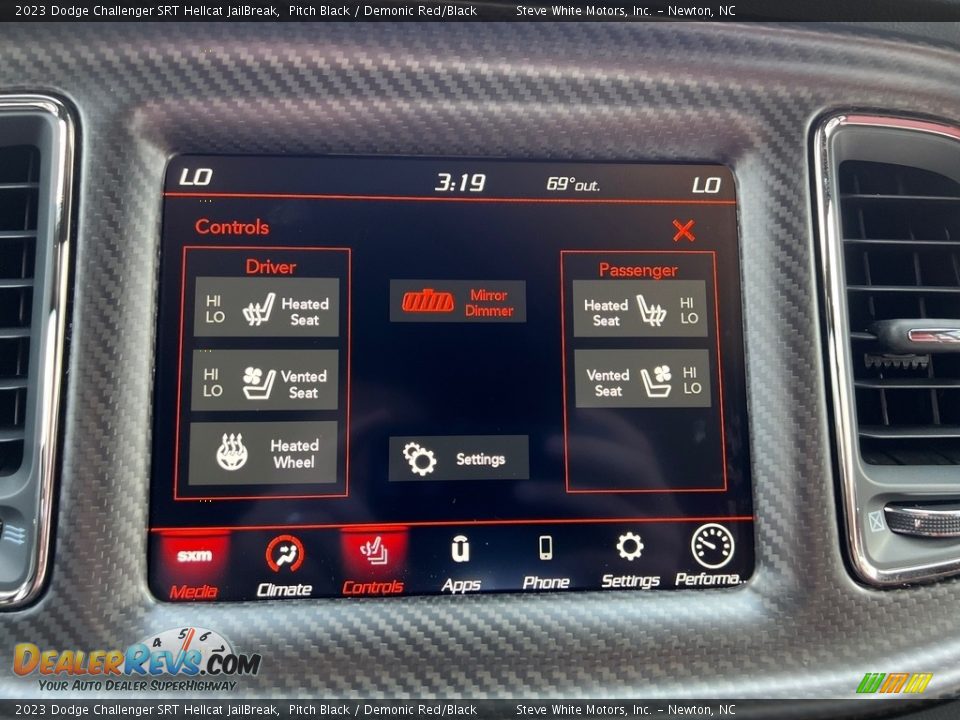 Controls of 2023 Dodge Challenger SRT Hellcat JailBreak Photo #23