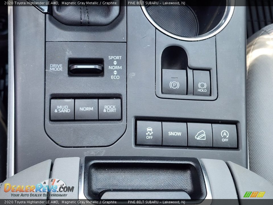 Controls of 2020 Toyota Highlander LE AWD Photo #7