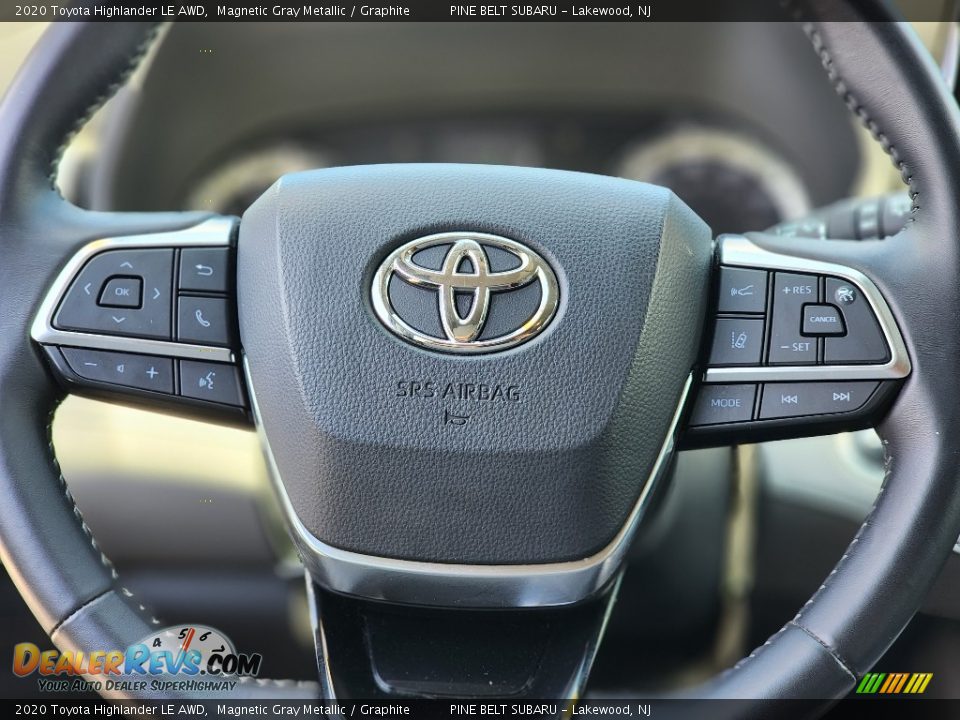 2020 Toyota Highlander LE AWD Steering Wheel Photo #10
