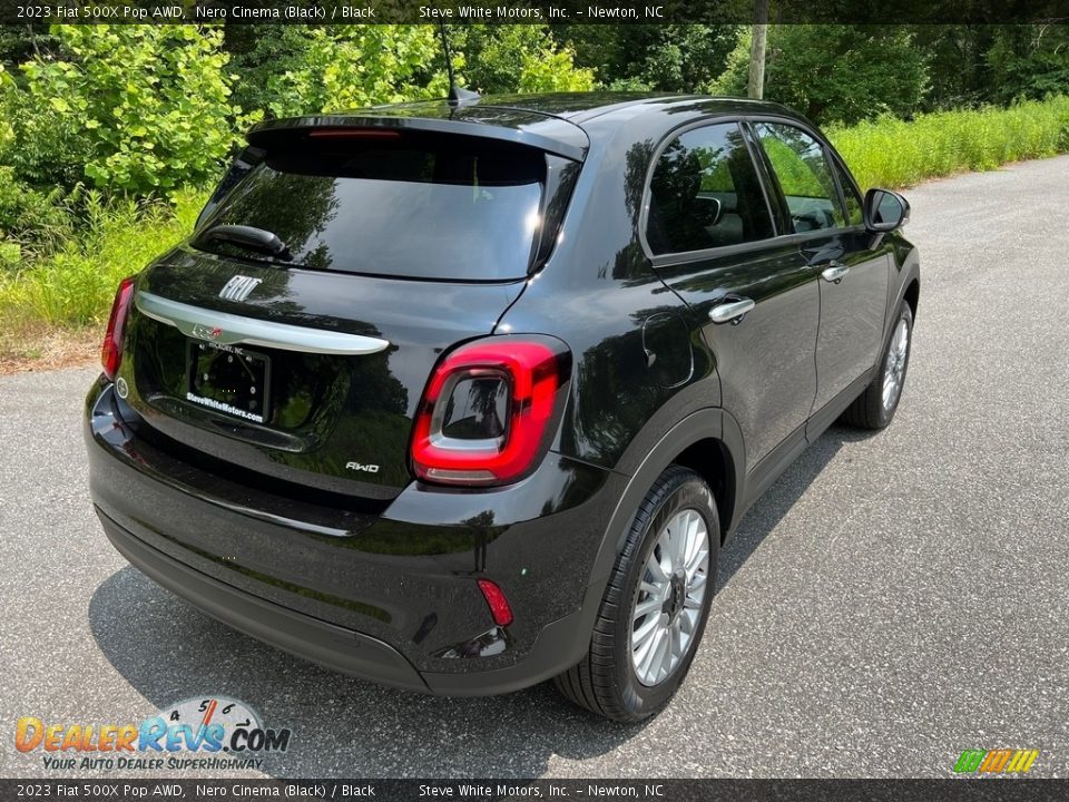 2023 Fiat 500X Pop AWD Nero Cinema (Black) / Black Photo #6