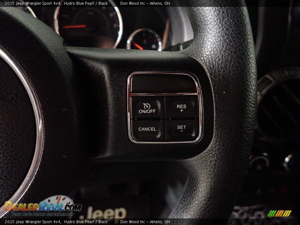 2015 Jeep Wrangler Sport 4x4 Hydro Blue Pearl / Black Photo #21