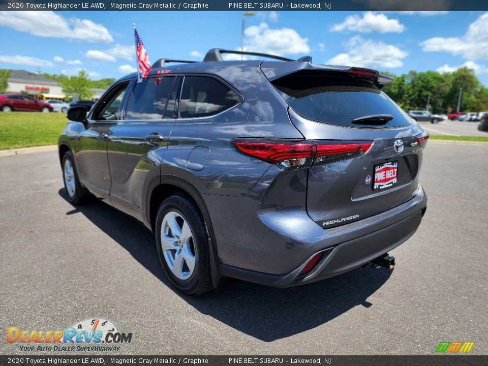 2020 Toyota Highlander LE AWD Magnetic Gray Metallic / Graphite Photo #16