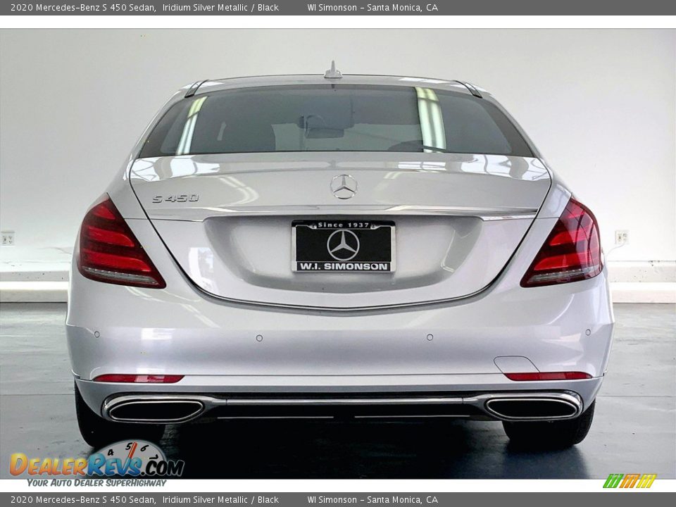 2020 Mercedes-Benz S 450 Sedan Iridium Silver Metallic / Black Photo #3