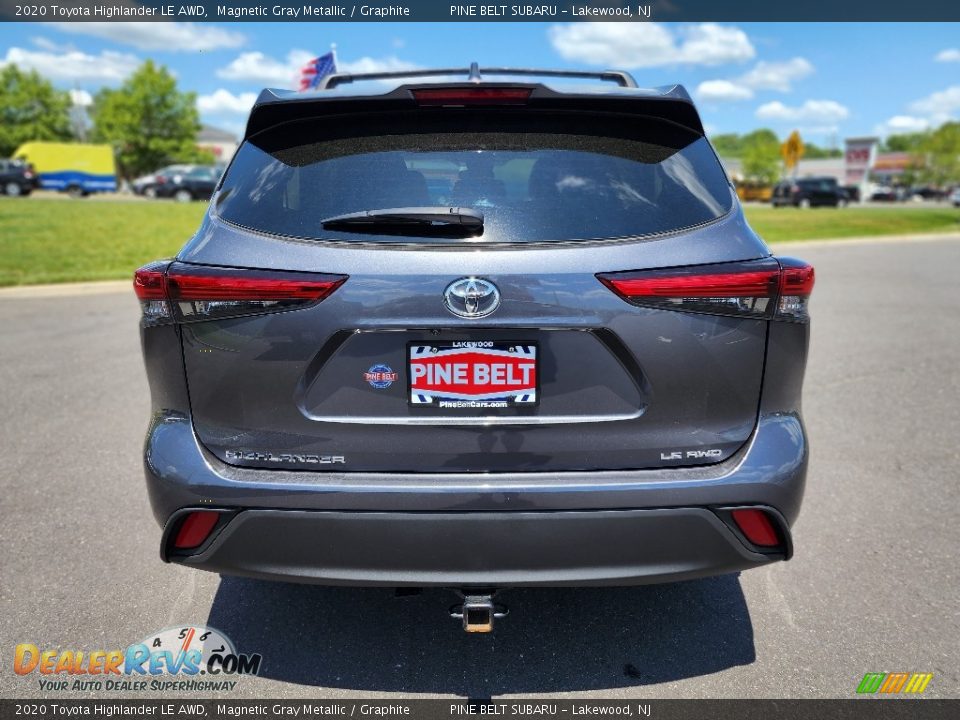 2020 Toyota Highlander LE AWD Magnetic Gray Metallic / Graphite Photo #18