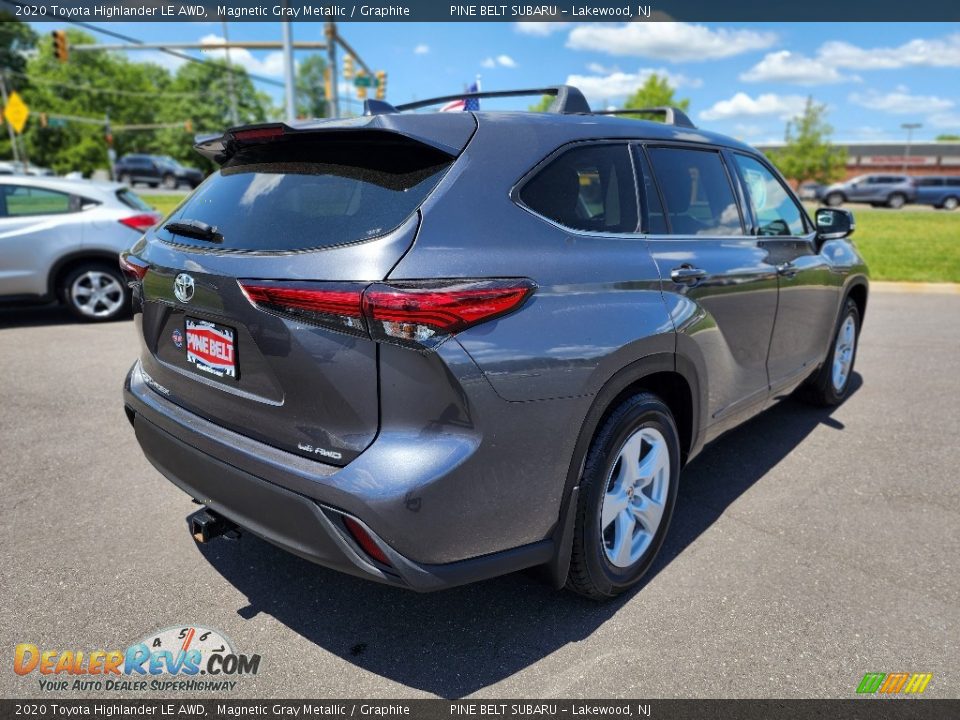 2020 Toyota Highlander LE AWD Magnetic Gray Metallic / Graphite Photo #19