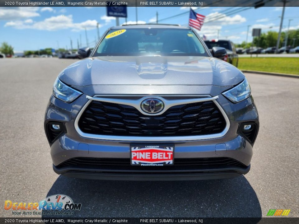 2020 Toyota Highlander LE AWD Magnetic Gray Metallic / Graphite Photo #22