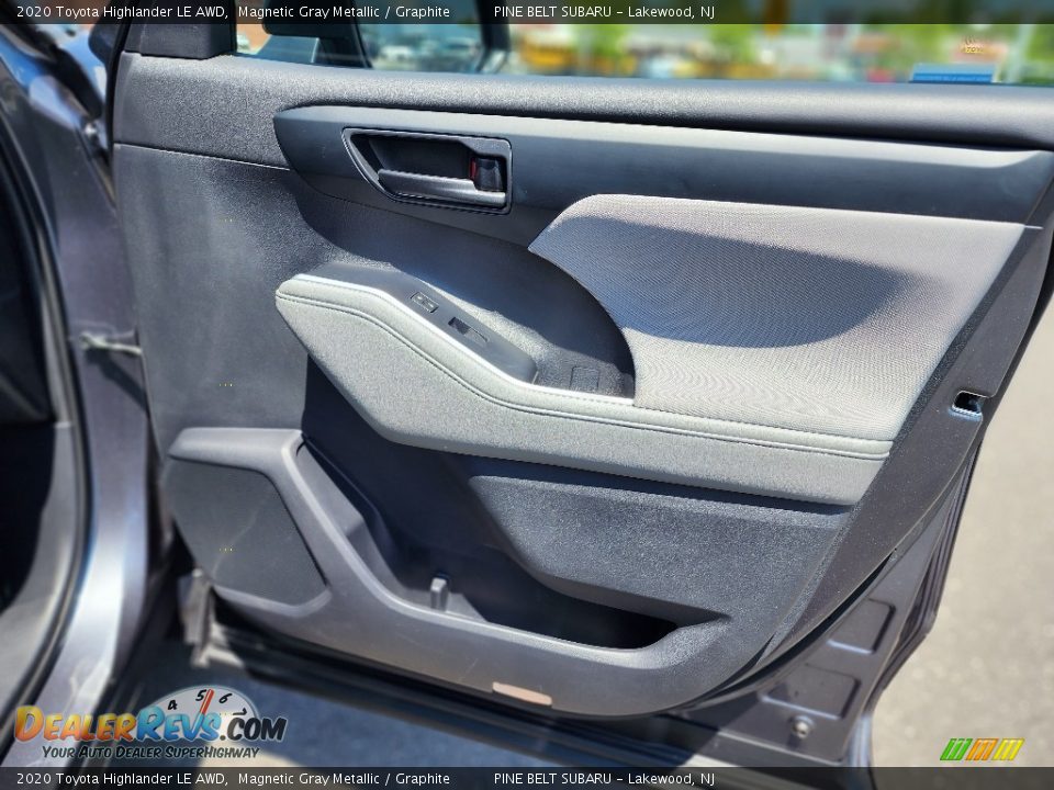 Door Panel of 2020 Toyota Highlander LE AWD Photo #24