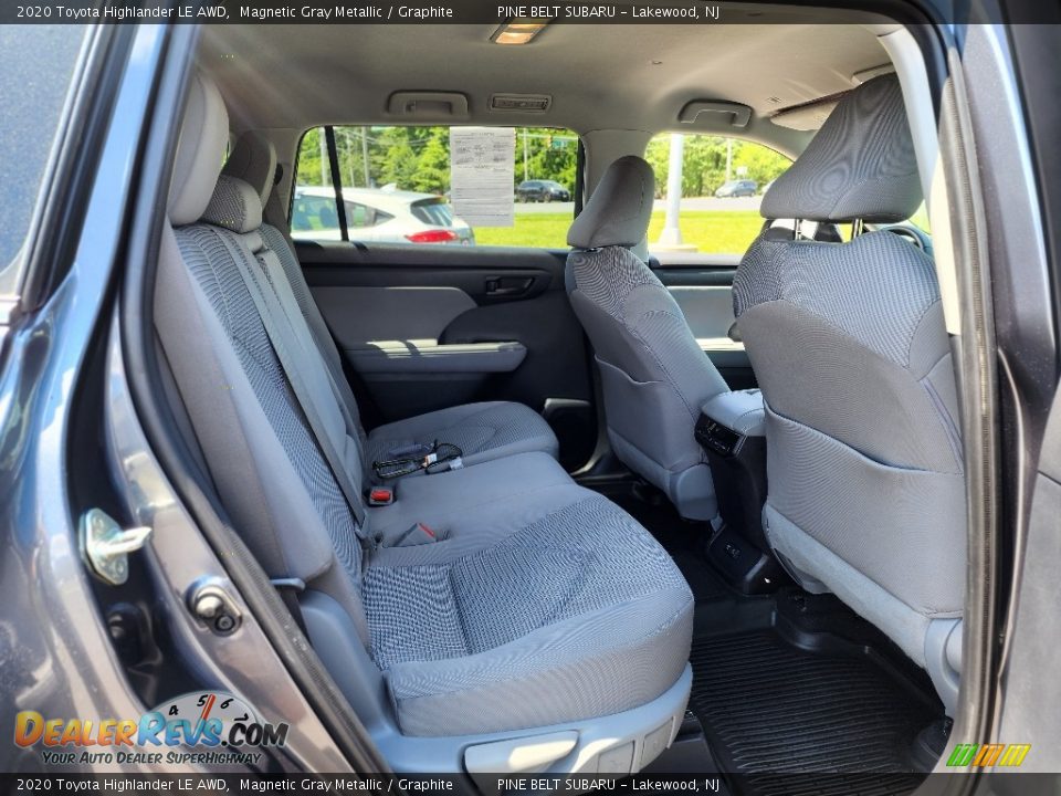 Rear Seat of 2020 Toyota Highlander LE AWD Photo #27