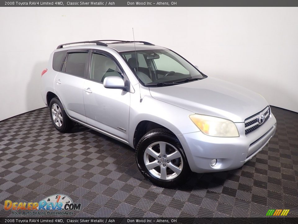 2008 Toyota RAV4 Limited 4WD Classic Silver Metallic / Ash Photo #6