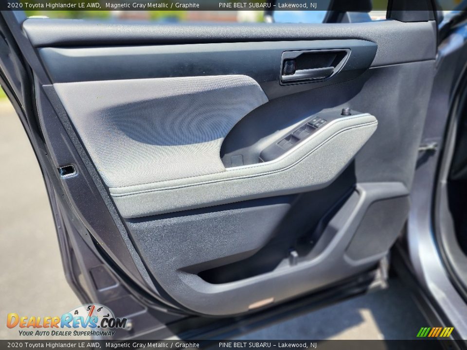 Door Panel of 2020 Toyota Highlander LE AWD Photo #31