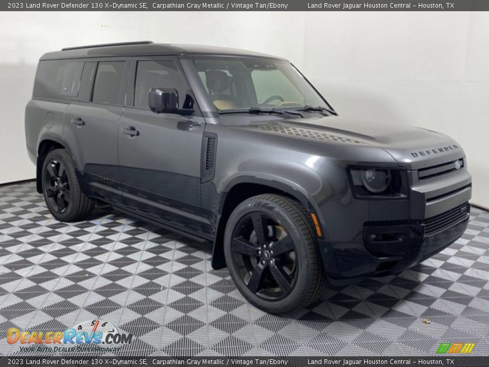 2023 Land Rover Defender 130 X-Dynamic SE Carpathian Gray Metallic / Vintage Tan/Ebony Photo #12