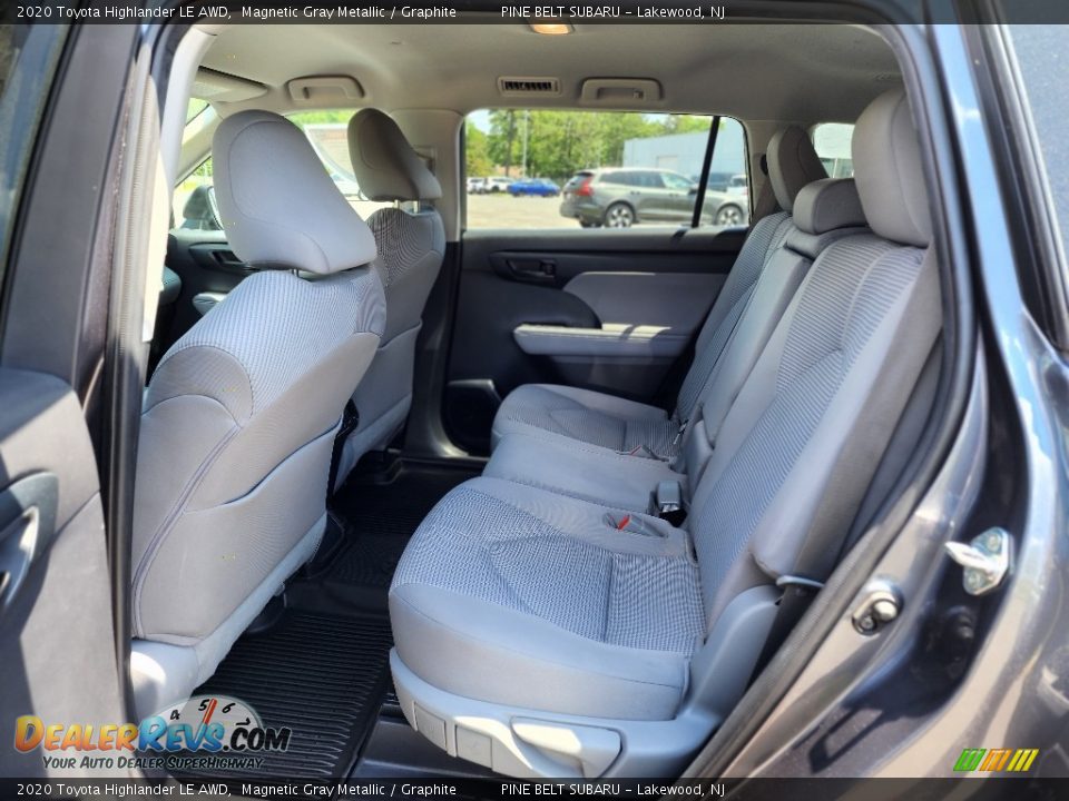 Rear Seat of 2020 Toyota Highlander LE AWD Photo #32