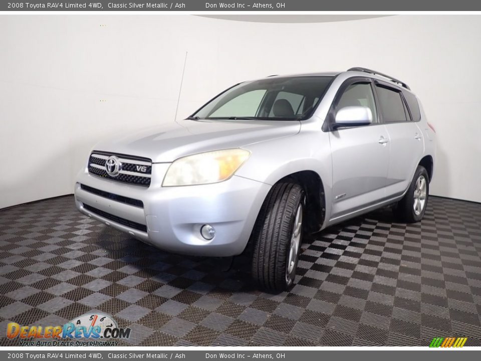 2008 Toyota RAV4 Limited 4WD Classic Silver Metallic / Ash Photo #10