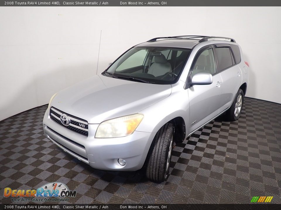 2008 Toyota RAV4 Limited 4WD Classic Silver Metallic / Ash Photo #11