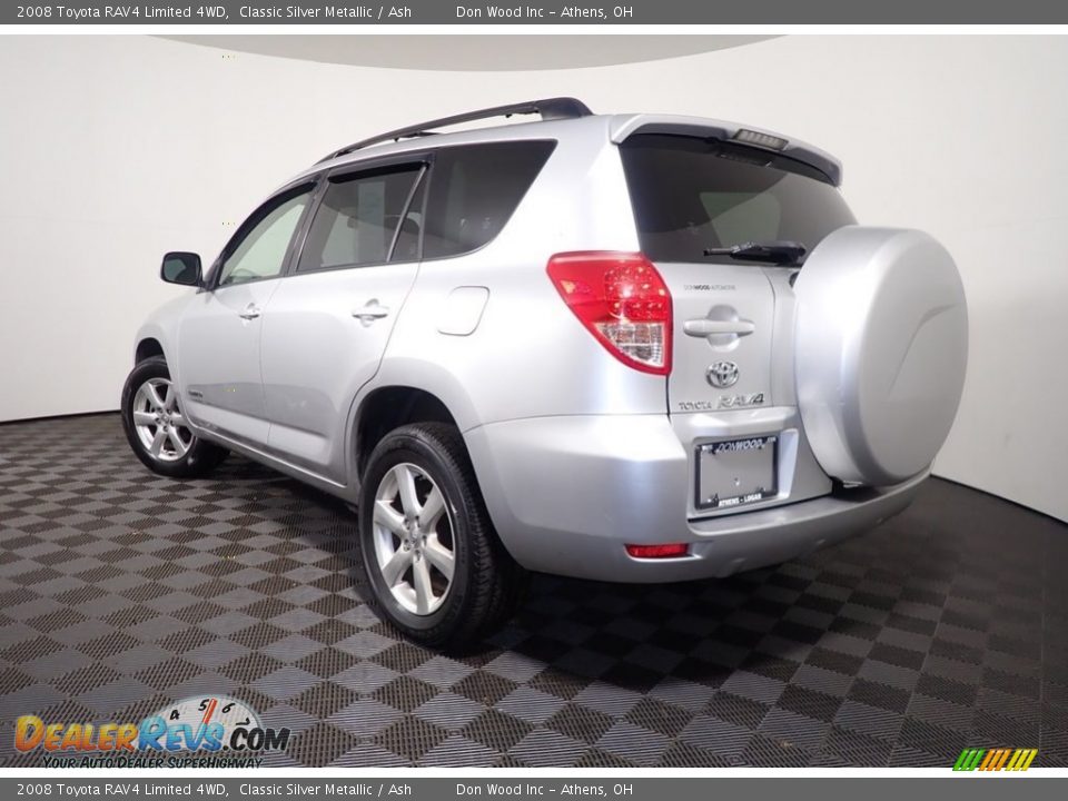 2008 Toyota RAV4 Limited 4WD Classic Silver Metallic / Ash Photo #12