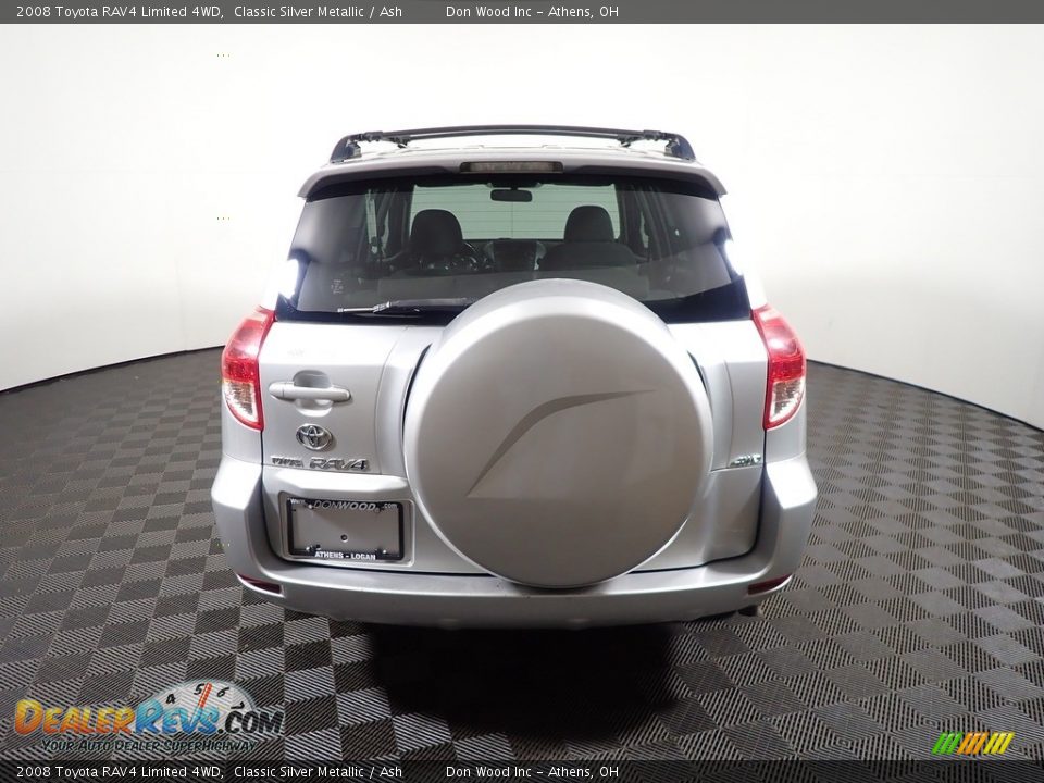 2008 Toyota RAV4 Limited 4WD Classic Silver Metallic / Ash Photo #14