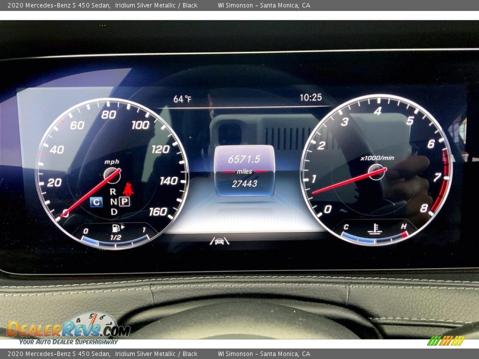 2020 Mercedes-Benz S 450 Sedan Gauges Photo #23