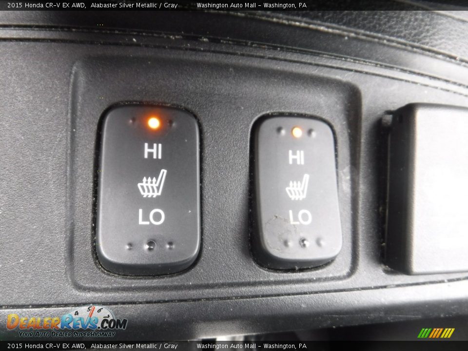 2015 Honda CR-V EX AWD Alabaster Silver Metallic / Gray Photo #18