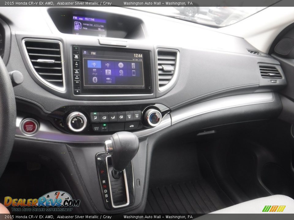 2015 Honda CR-V EX AWD Alabaster Silver Metallic / Gray Photo #19