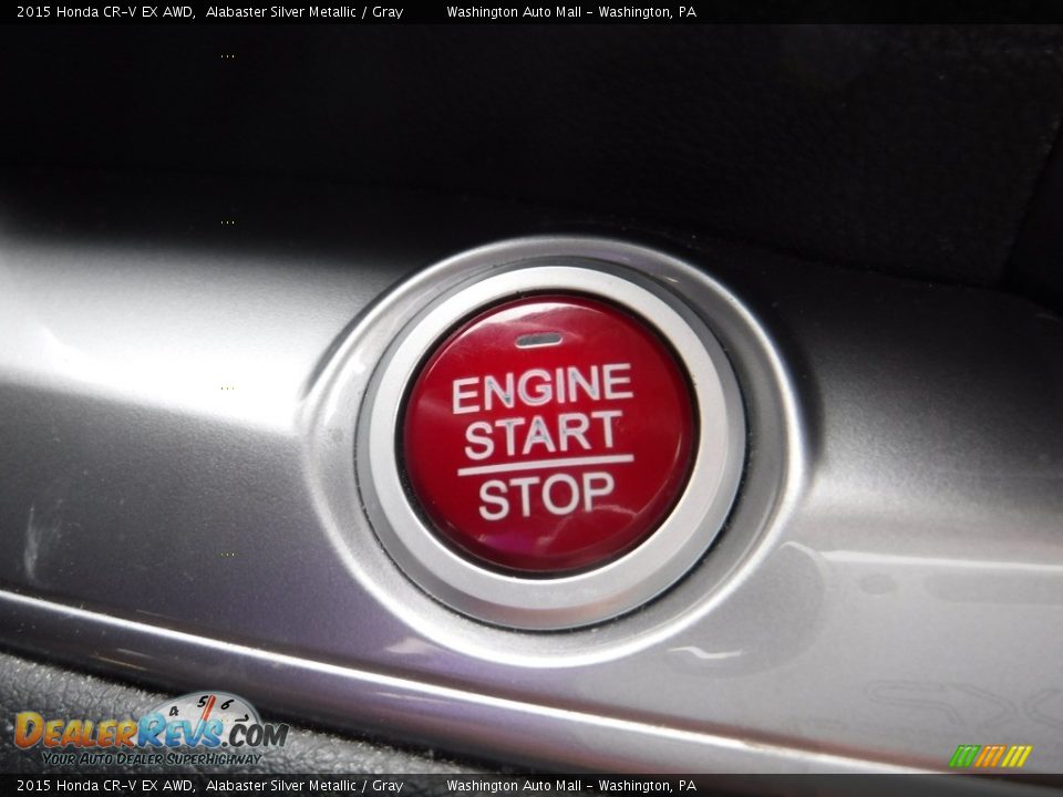 2015 Honda CR-V EX AWD Alabaster Silver Metallic / Gray Photo #20