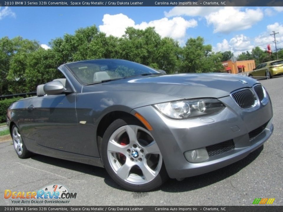 Space Gray Metallic 2010 BMW 3 Series 328i Convertible Photo #1